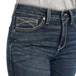 Ariat® Ladies R.E.A.L™ High Rise Zinnia Extreme Flare Jeans 10041113 9 Ariat® Ladies R.E.A.L™ High Rise Zinnia Extreme Flare Jeans 10041113 -Ariat Shop F22 WMS WEST 10041113 detail02