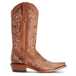 Ariat® Ladies Hazen Snip Toe Whiskey Barrel Western Boots 10042382 -Ariat Shop F22 WMS WEST 10042382 side1