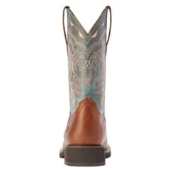 Ariat® Ladies Delilah Spiced Cider & Teal River Boots 10042420 10 Ariat® Ladies Delilah Spiced Cider & Teal River Boots 10042420 -Ariat Shop F22 WMS WEST 10042420 heel