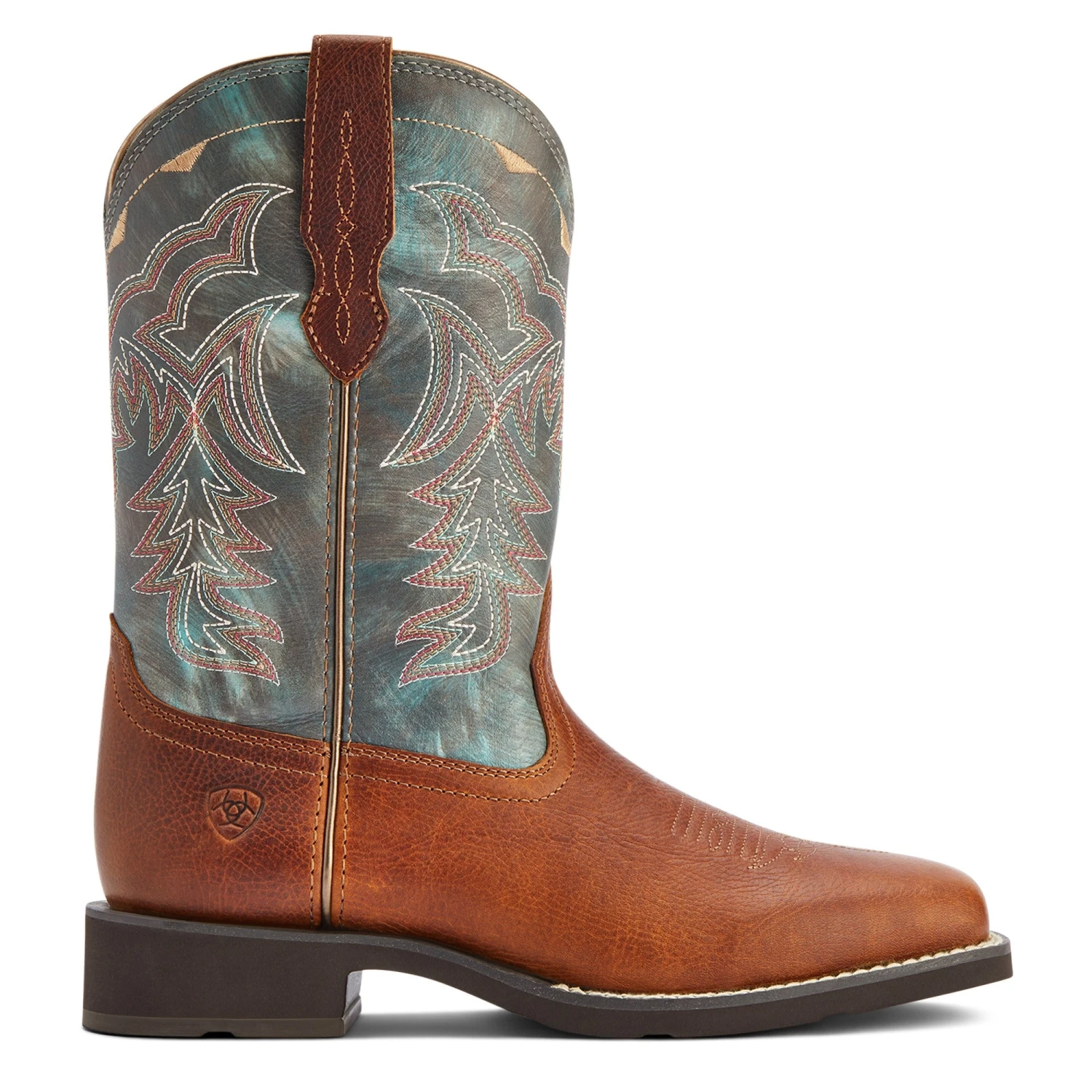 Ariat® Ladies Delilah Spiced Cider & Teal River Boots 10042420 4 Ariat® Ladies Delilah Spiced Cider & Teal River Boots 10042420 - Image 4