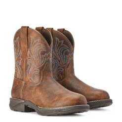 Ariat® Ladies Anthem Round Toe Copper Kettle Shorties 10042422 -Ariat Shop F22 WMS WEST 10042422 pair