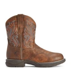 Ariat® Ladies Anthem Round Toe Copper Kettle Shorties 10042422 -Ariat Shop F22 WMS WEST 10042422 side1