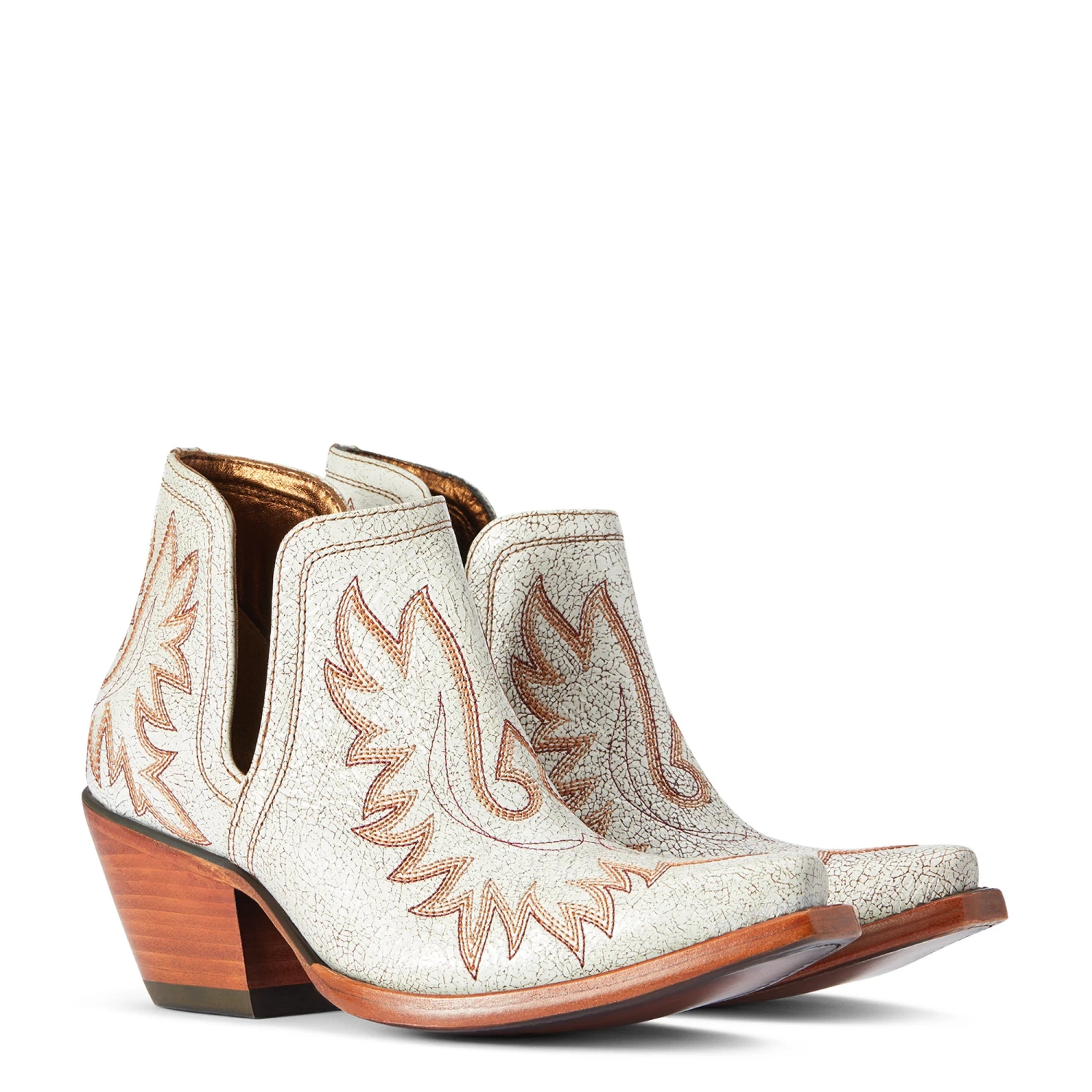 Ariat® Ladies Dixon Bright Lights White Western Booties 10042453 6 Ariat® Ladies Dixon Bright Lights White Western Booties 10042453 - Image 6