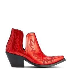 Ariat® Ladies Dixon Queen Of Hearts Print Western Booties 10042455 -Ariat Shop F22 WMS WEST 10042455 side