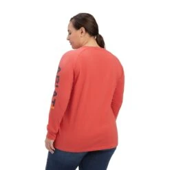 Ariat® Ladies Rebar Cotton Strong Logo Graphic T-Shirt 10041513 10 Ariat® Ladies Rebar Cotton Strong Logo Graphic T-Shirt 10041513 -Ariat Shop F22 WMS WORK 10041513 back plus