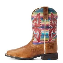 Ariat® Youth Girl's Lonestar Tan & Old Muted Serape Boots 10042595 -Ariat Shop F22 YTH WEST 10042595 side