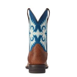 Ariat Children's Lonestar Red Dirt Road & Blue Waves Square Toe Boots 10042597 -Ariat Shop F22 YTH WEST 10042597 heel