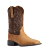Ariat® Men's Sport Pardner Matte Tan & Brown Square Toe Boots 10042392