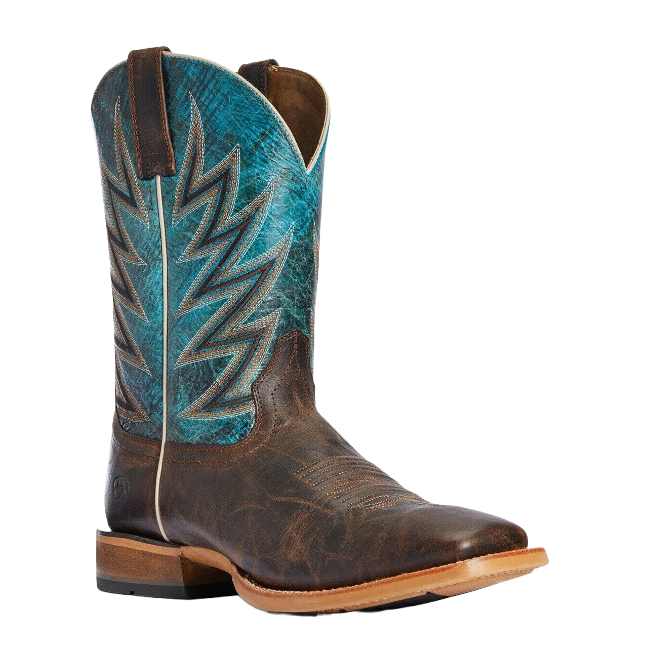 Ariat® Men's Stout Brown & Atlanta Blue Challenger Boots 10033942 1 Ariat® Men's Stout Brown & Atlanta Blue Challenger Boots 10033942