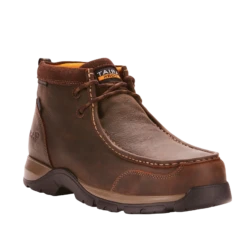 AriatĀ® Men's Edge LTE Moc Brown H2O Composite Toe Work Boots 10024956