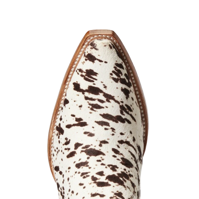 Ariat Ladies Dixon Brown & White Cowhide Ankle Bootie 10033882 2 Ariat Ladies Dixon Brown & White Cowhide Ankle Bootie 10033882 - Image 2