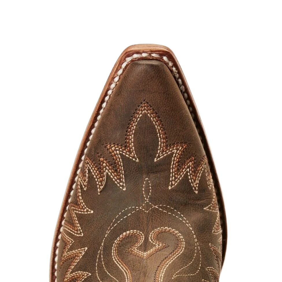 Ariat® Ladies Dixon Weathered Brown Western Ankle Boots 10027282 2 Ariat® Ladies Dixon Weathered Brown Western Ankle Boots 10027282 - Image 2