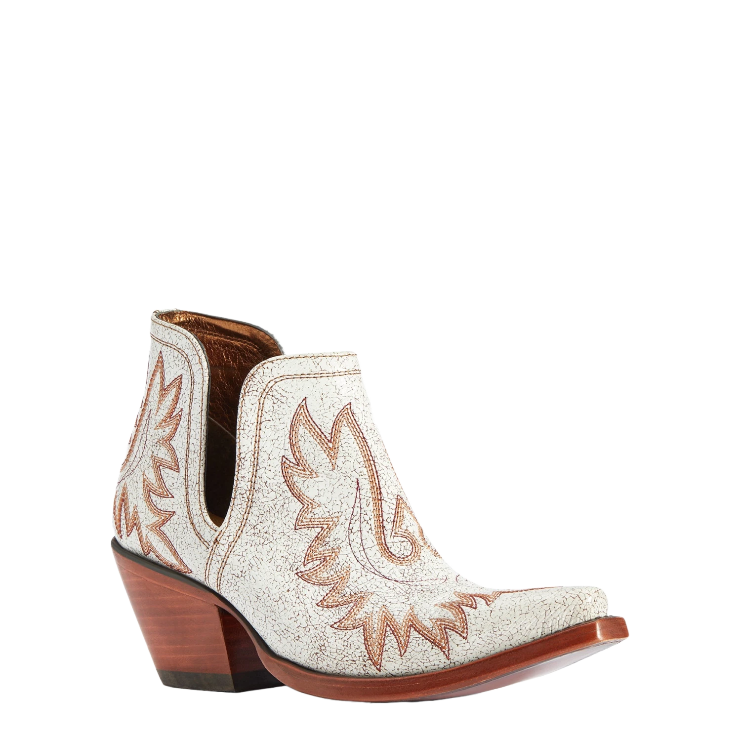Ariat® Ladies Dixon Bright Lights White Western Booties 10042453 1 Ariat® Ladies Dixon Bright Lights White Western Booties 10042453