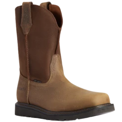 Ariat Men's Rambler Work Edge Earth Brown Square Steel Toe Boots 10035882