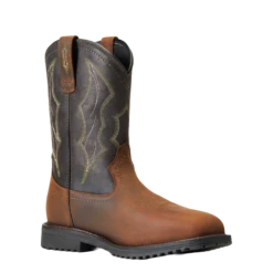 Ariat Men's RigTek­™ Waterproof Brown & Black Square Toe Boots 10034156