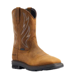 Ariat Men's Sierra Shock Shield® Brown Wide Square Toe Boots 10044545