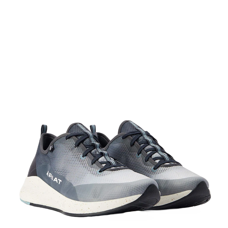 Ariat Men's Shift Runner Smokey Grey Lace Up Sneakers 10042570 2 Ariat Men's Shift Runner Smokey Grey Lace Up Sneakers 10042570 - Image 2