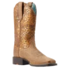 Ariat® Ladies Round Up Brown & Copper Emboss Western Boots 10044431