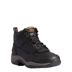 Ariat Ladies Terrain Waterproof H2O Black Lace Up Boots 10038423