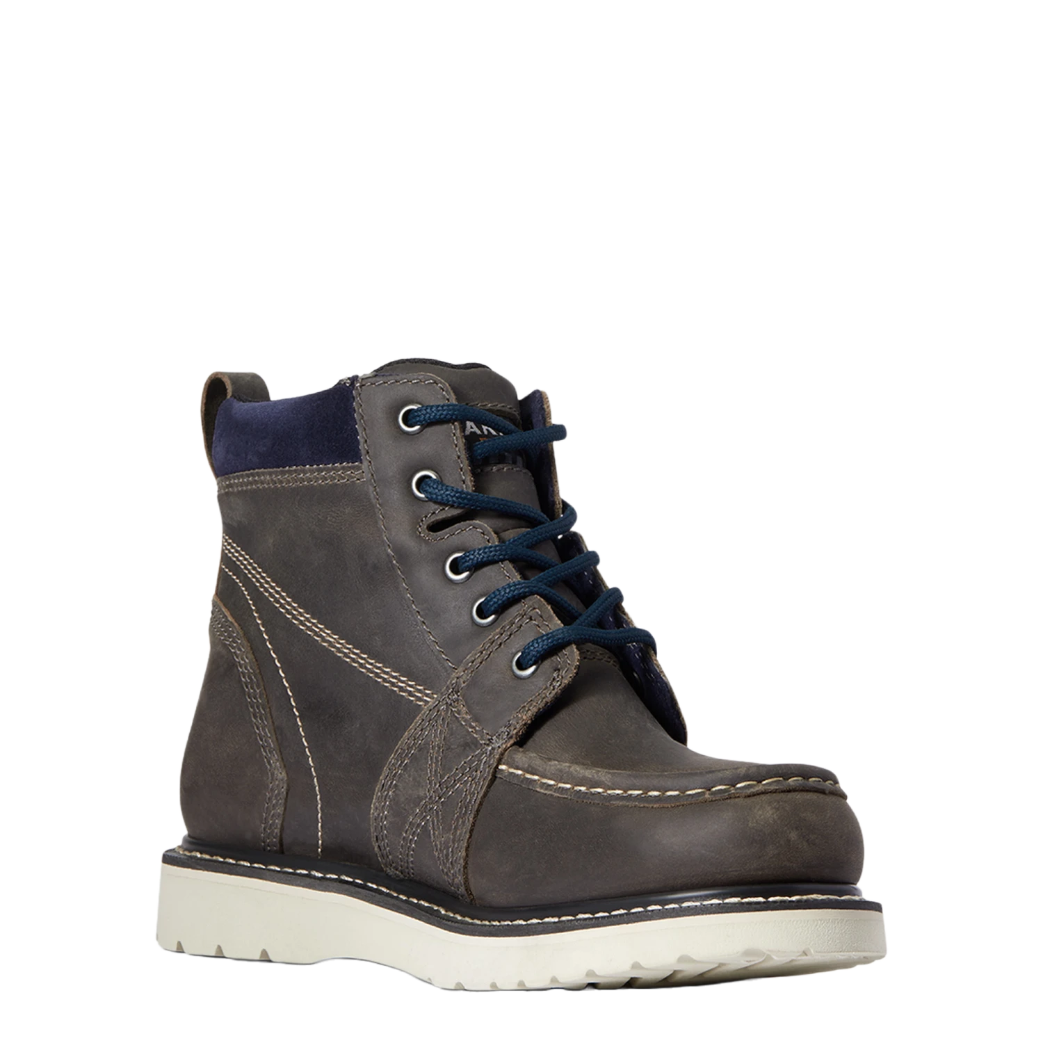 Ariat® Ladies Rebar™ Wedge Moc Toe Steel Grey Work Boots 10035770 1 Ariat® Ladies Rebar™ Wedge Moc Toe Steel Grey Work Boots 10035770