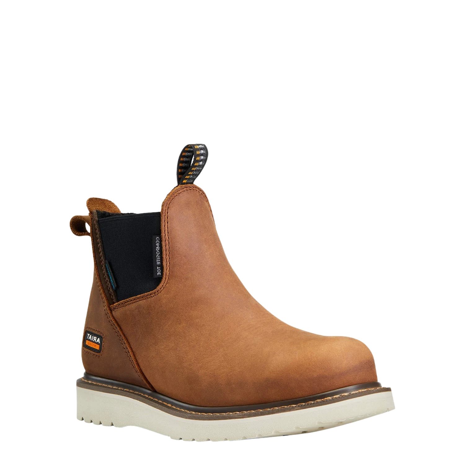 Ariat Ladies Rebar® Wedge Chelsea Aged Honey Composite Round Toe Boots 10042564 1 Ariat Ladies Rebar® Wedge Chelsea Aged Honey Composite Round Toe Boots 10042564