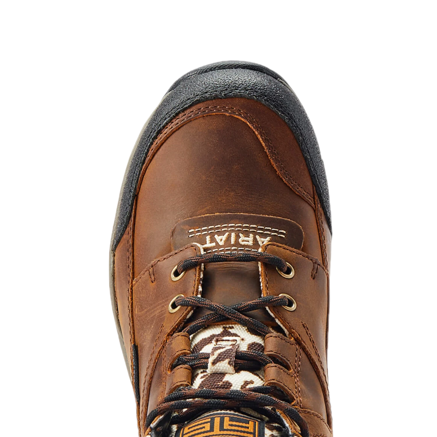 Ariat® Ladies Terrain H2O Distressed Brown & Speckled Cow Print Boots 10044538 2 Ariat® Ladies Terrain H2O Distressed Brown & Speckled Cow Print Boots 10044538 - Image 2