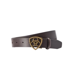 Ariat® 'The Shield' Buckle Cocoa Belt 10043948
