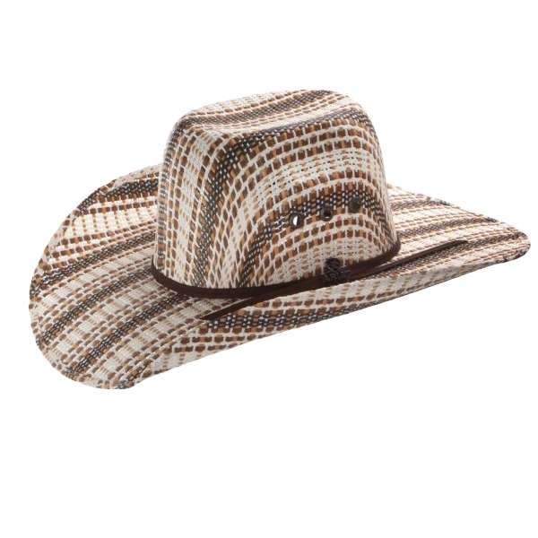 Ariat Children's Woven Brown Straw Cowboy Hat A73226 1 Ariat Children's Woven Brown Straw Cowboy Hat A73226