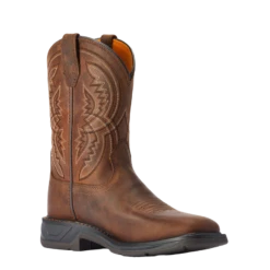 Ariat® Children's Workhog XT Coil Dirt Roads Brown Boots 10042412