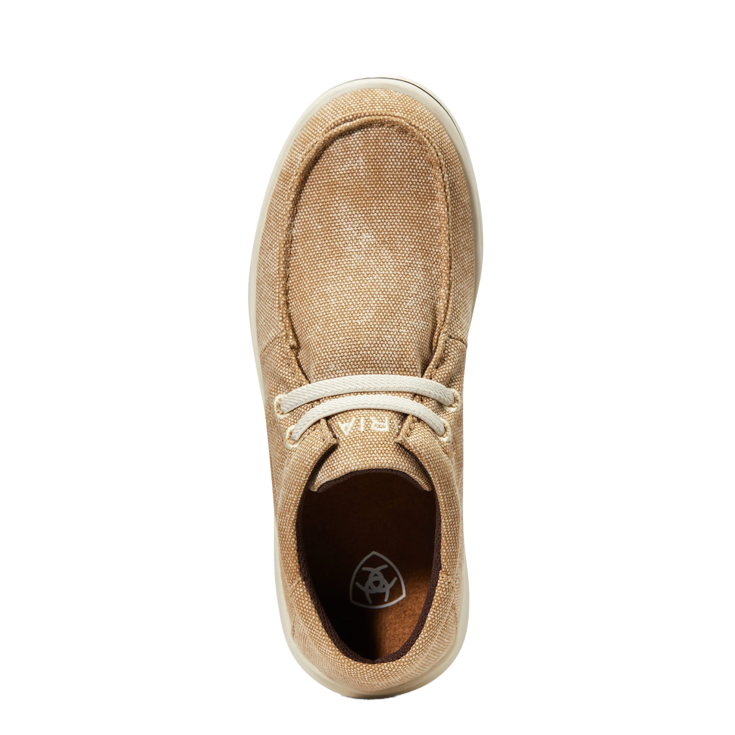 Ariat® Youth Girl's Hilo Washed Tan Canvas Slip On Shoes 10040251 2 Ariat® Youth Girl's Hilo Washed Tan Canvas Slip On Shoes 10040251 - Image 2