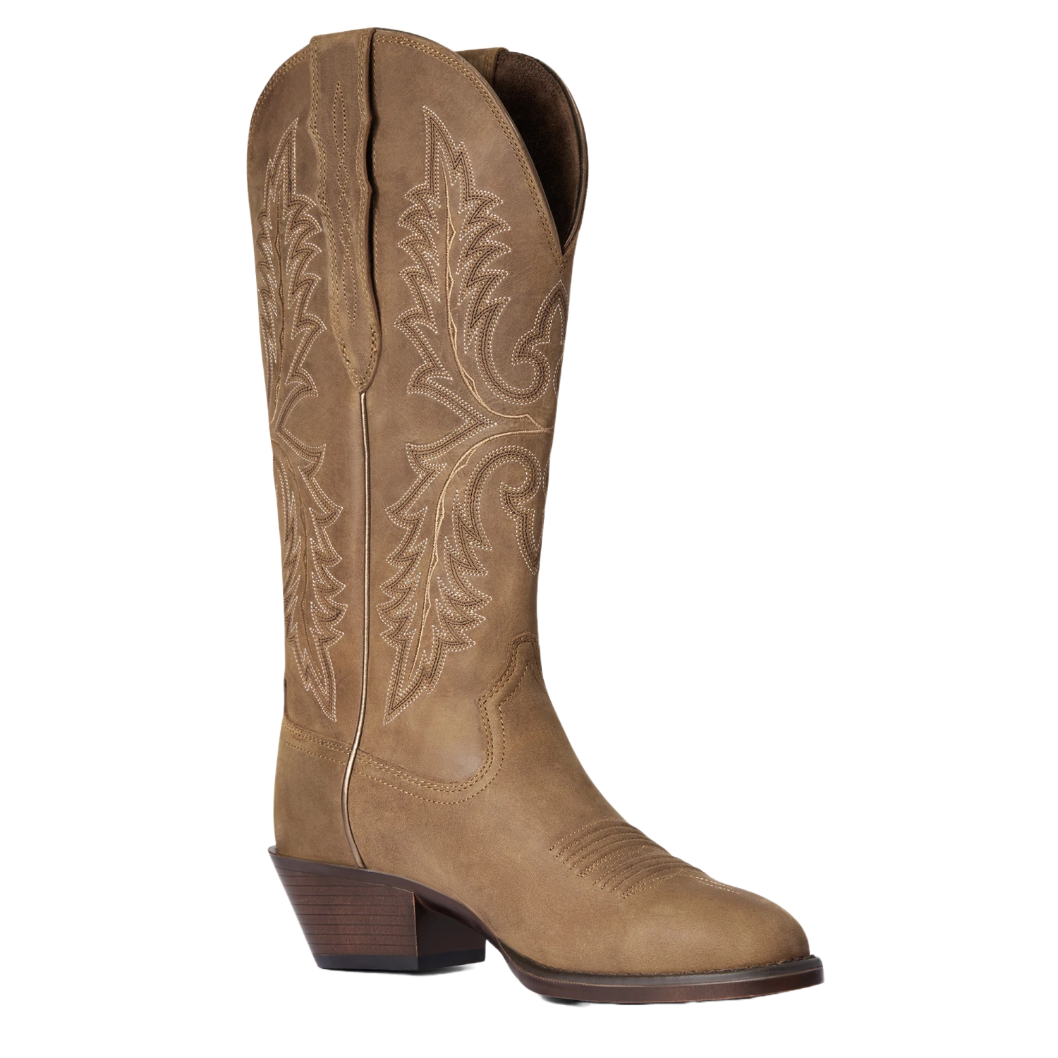 Ariat Ladies Heritage Tan Bomber Elastic Wide Calf Boots 10038337 1 Ariat Ladies Heritage Tan Bomber Elastic Wide Calf Boots 10038337