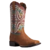Ariat Ladies Lonestar Ridge Tan & Old Muted Serape Boots 10038329