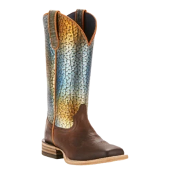 Ariat Ladies Tobacco Toffee & Rainbow Fish Gringa Boot 10025054