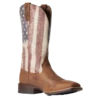 Ariat Men's Patriot Ultra Sorrel Crunch & American Flag Boots 10038396