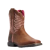 Ariat® Girl's Firecatcher Pink And Rowdy Brown Western Boots 10042415