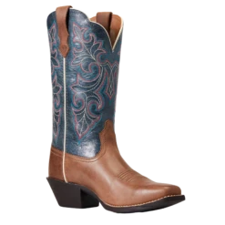 Ariat® Ladies Round Up Storming Brown Square Toe Boots 10040446