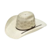 Ariat Unisex Bangora Straw Ivory & Brown Cowboy Hat A73240