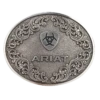 Ariat Men'sSilver Logo Belt Buckle A37012