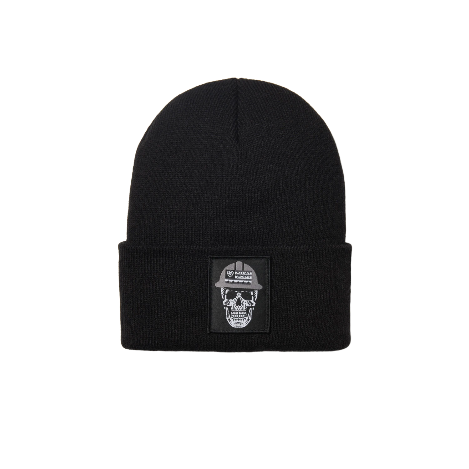 Ariat Men's Rebar Roughneck Watch Cap Black Beanie 10037491 1 Ariat Men's Rebar Roughneck Watch Cap Black Beanie 10037491