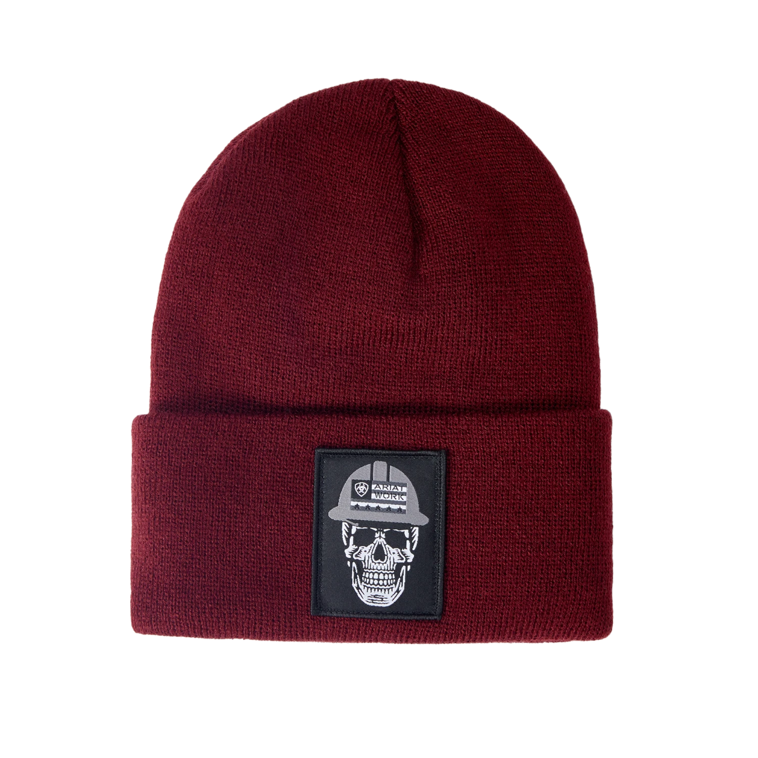 Ariat® Men's Rebar Roughneck Malbec Watch Beanie Cap 10041449 1 Ariat® Men's Rebar Roughneck Malbec Watch Beanie Cap 10041449