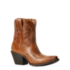 Ariat® Ladies Chandler Western Tangled Tan Snip Toe Booties 10040340