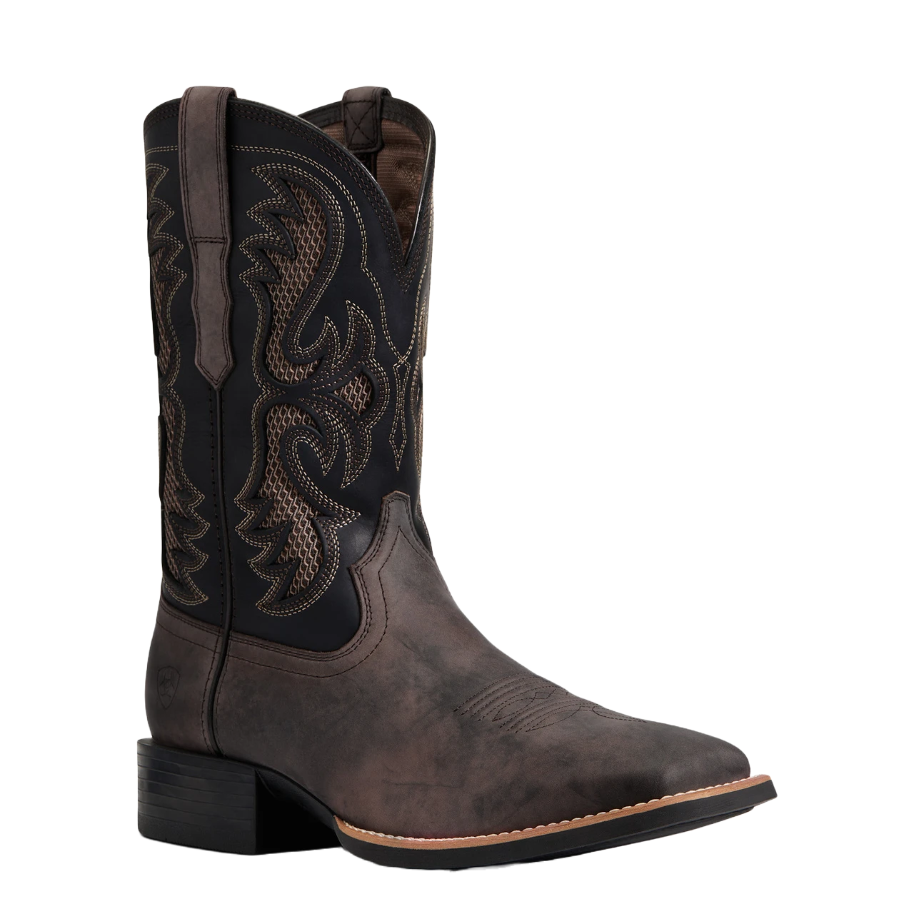 Ariat® Men's Sport Fresco VentTEK™ Brown & Black Western Boot 10040430 1 Ariat® Men's Sport Fresco VentTEK™ Brown & Black Western Boot 10040430