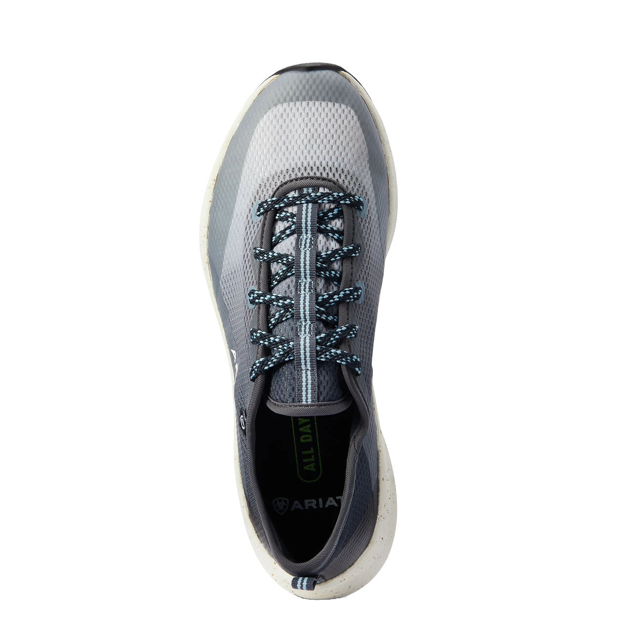 Ariat Ladies Shift Runner Smokey Grey Lace Up Sneakers 10042566 2 Ariat Ladies Shift Runner Smokey Grey Lace Up Sneakers 10042566 - Image 2