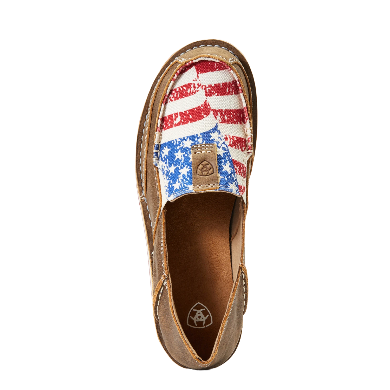 Ariat® Ladies Brown & Distressed Flag Cruiser Shoes 10040359 2 Ariat® Ladies Brown & Distressed Flag Cruiser Shoes 10040359 - Image 2