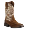 Ariat® Men's Sport Patriot Sand Storm Camo Amercan Flag Boots 10019959