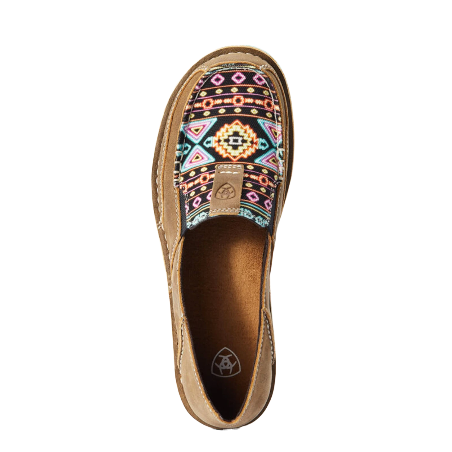 Ariat® Ladies Cruiser Brown Bomber & Neon Lights Shoes 10042532 2 Ariat® Ladies Cruiser Brown Bomber & Neon Lights Shoes 10042532 - Image 2