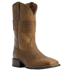 Ariat® Men's Distressed Tan Patriot II Boots 10031444