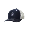 Ariat Men's Embroidered Navy & White Mesh Snapback Hat A300000603