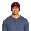 Ariat® Men's Rebar Work Malbec Red Insulated Watch Cap Beanie 10027794