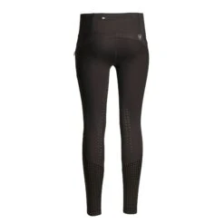 Ariat Ladies EOS Knee Patch Black Tights 10025582 -Ariat Shop S19 WMS ENGL 10025582 ghost back